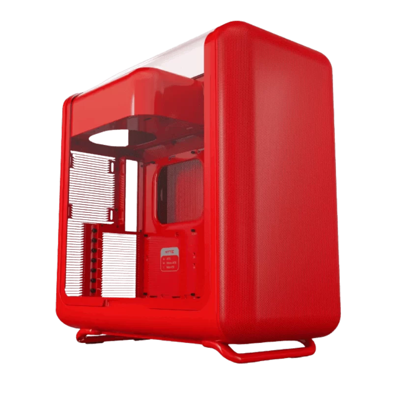 Hyte X50 Panel Cherry Modern Performance Case - ATX Mid-Tower, E-ATX Motherboard Support