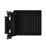 Alternative view of TRYX PANORAMA WB Black CPU Water Block - Curved 2K AMOLED Display, Microchannel Fins, Copper Base, G1/4” Threaded Outlet, VRM Fan