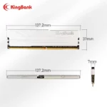 Alternative view of Kingbank KJIB Silver 16GB (1x16GB) DDR4 3200MHz CL16 1.20V Memory Kit