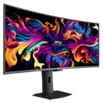 Alternative view of MSI MPG 341CQR QD-OLED Curved Gaming Monitor - 34" 21:9 UWQHD (3440 x 1440) 360Hz 0.03ms (GtG)