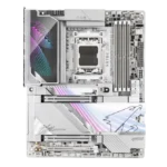 Alternative view of GIGABYTE X870E AORUS MASTER X3D ICE Mainboard