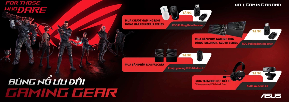 BUNG NO UU DAI GAMING GEAR 1200 x 425