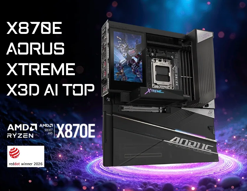 GIGABYTE X870E AORUS XTREME X3D AI TOP Mainboard AMD X870E