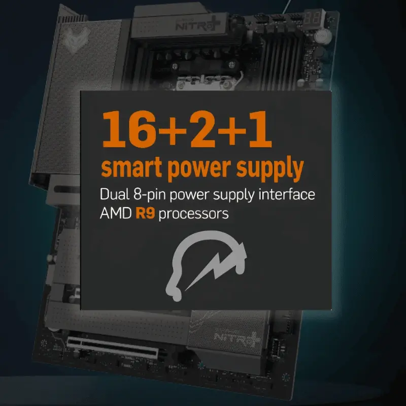 SAPPHIRE NITRO+ X870EA PhantomLink Edition Mainboard 22 Chipset AMD X870E