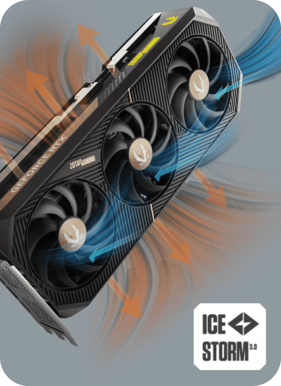 ZOTAC GAMING GeForce RTX 5080 SOLID CORE OC 16GB GDDR7 Tản nhiệt IceStorm 3.0 - Mặt 1
