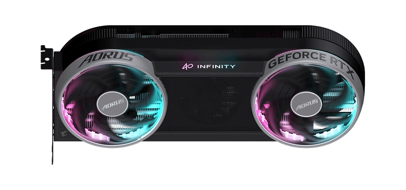 AORUS GeForce RTX 5070 INFINITY 12G mặt trước