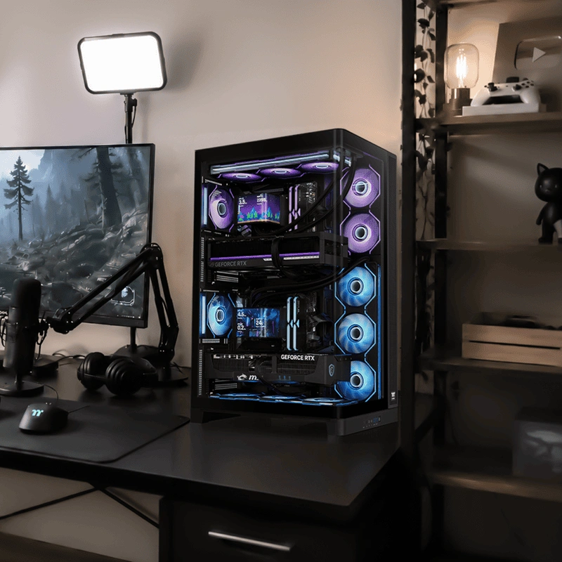 Thermaltake CAPO X Dual PC Setup 1