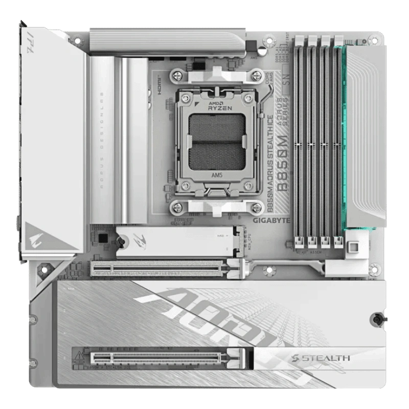 GIGABYTE B850M AORUS STEALTH ICE Mainboard 6 GIGABYTE B850M AORUS STEALTH ICE Mainboard - Ảnh 6