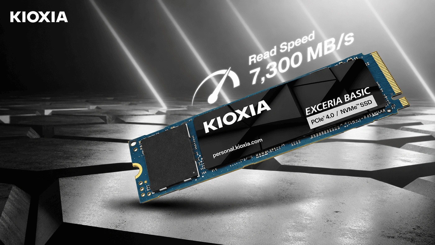 SSD KIOXIA EXCERIA BASIC 2TB NVMe PCIe Gen4 x4