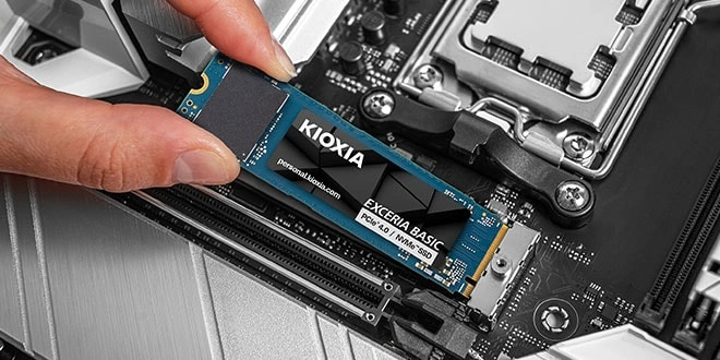 Chuẩn M.2 2280 SSD KIOXIA - Mặt trước