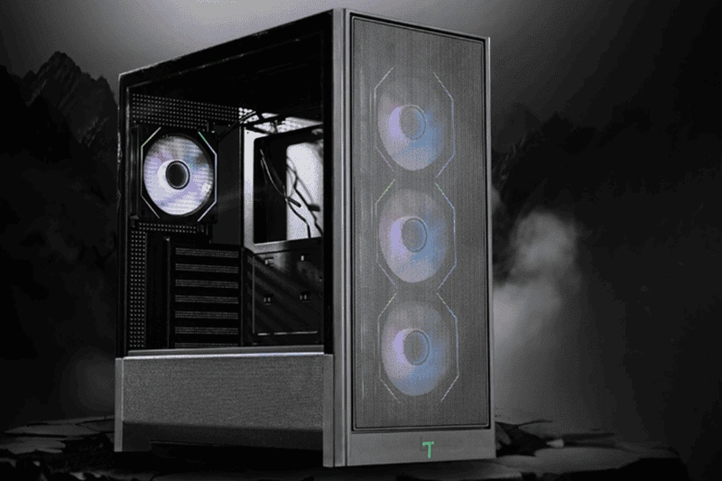 Không gian nội thất Case E-ATX LinkTech Bahamut 4FA