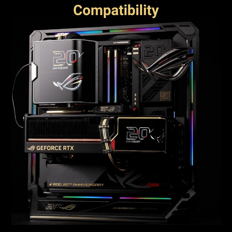 ASUS ROG GR20 Edition 20 Open-frame Gaming Case 55 Không gian lắp đặt linh kiện mạnh mẽ