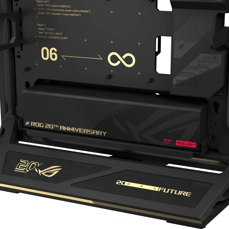 ASUS ROG GR20 Edition 20 Open-frame Gaming Case 17 ASUS ROG GR20 Edition 20 Open-frame Gaming Case - Ảnh 17