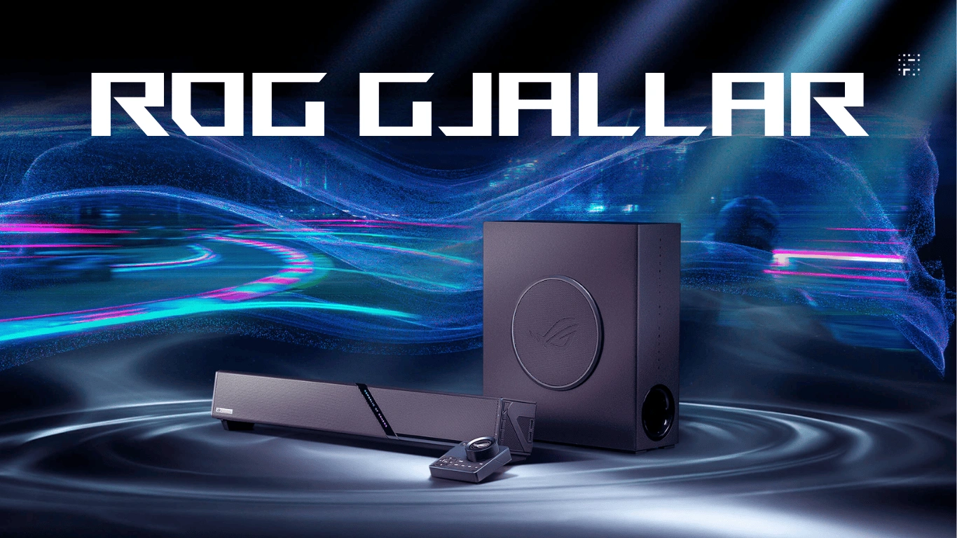 ASUS ROG Gjallar Gaming Soundbar Banner