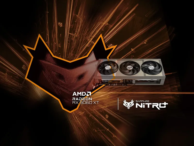 SAPPHIRE NITRO+ AMD Radeon RX 9060 XT GAMING OC 16GB Banner