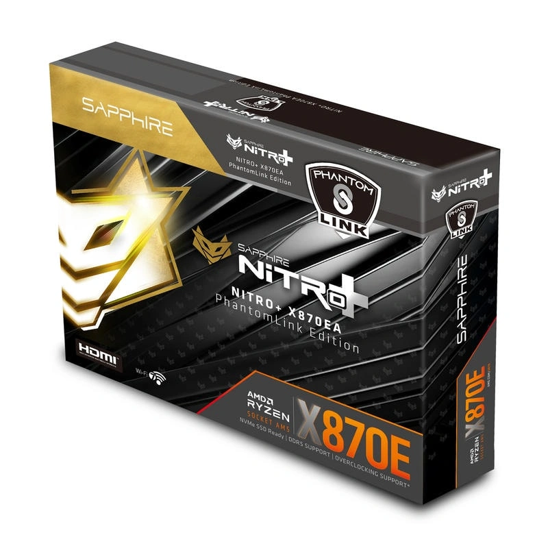 SAPPHIRE NITRO+ X870EA PhantomLink Edition Mainboard 3 SAPPHIRE NITRO+ X870EA PhantomLink Edition Mainboard - Ảnh 3