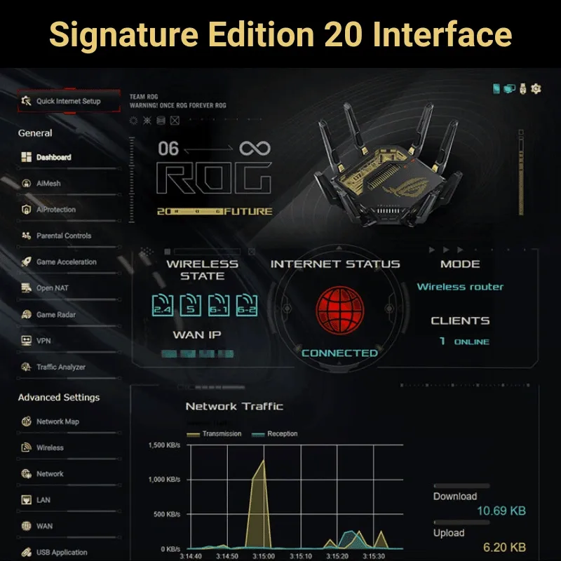 Giao diện Web độc quyền Signature Edition 20