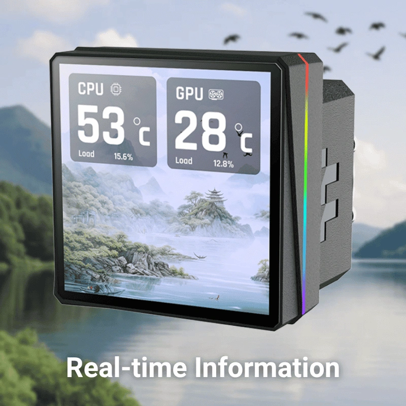 THERMALTAKE TH360 V3 Ultra – 360mm LCD 3.95" ARGB Sync AIO Liquid CPU Cooler 29 placeholder