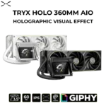TRYX HOLO 360 Holographic Visual Effect AIO Liquid CPU Cooler
