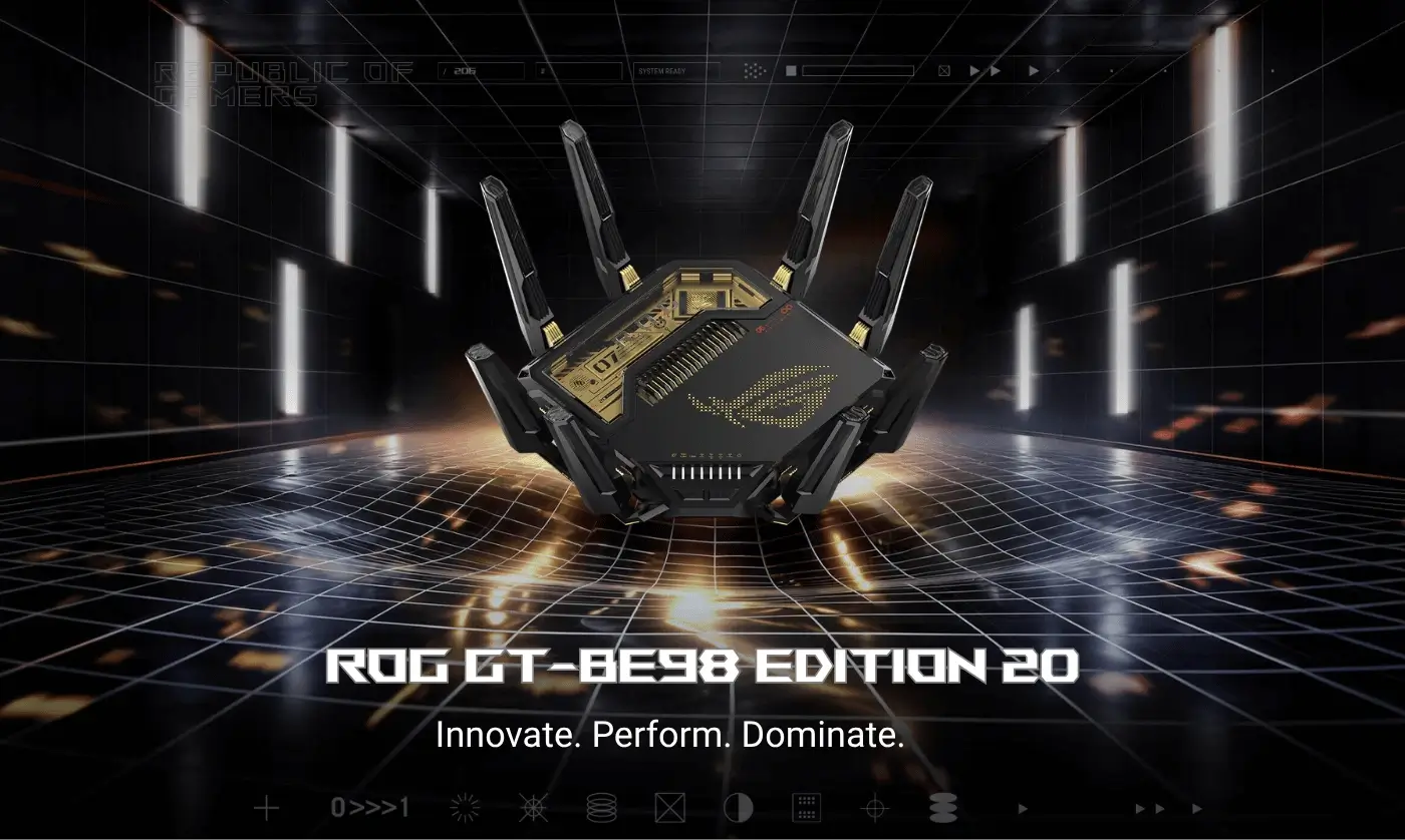 Router ASUS ROG Rapture GT-BE98 Edition 20 Banner