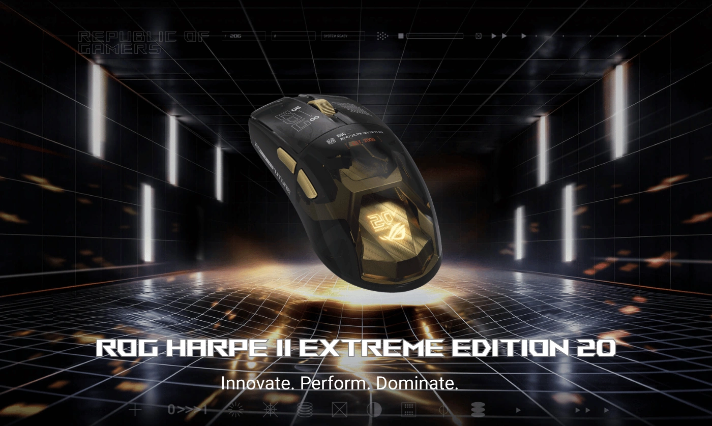 ASUS ROG Harpe II Extreme Edition 20 Wireless Gaming Mouse 18 ASUS ROG Harpe II Extreme Edition 20 Wireless Gaming Mouse