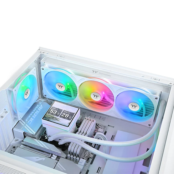 THERMALTAKE TH360 V3 Ultra – 360mm LCD 3.95" ARGB Sync AIO Liquid CPU Cooler 13 THERMALTAKE TH360 V3 Ultra – 360mm LCD 3.95" ARGB Sync AIO Liquid CPU Cooler - Ảnh 13