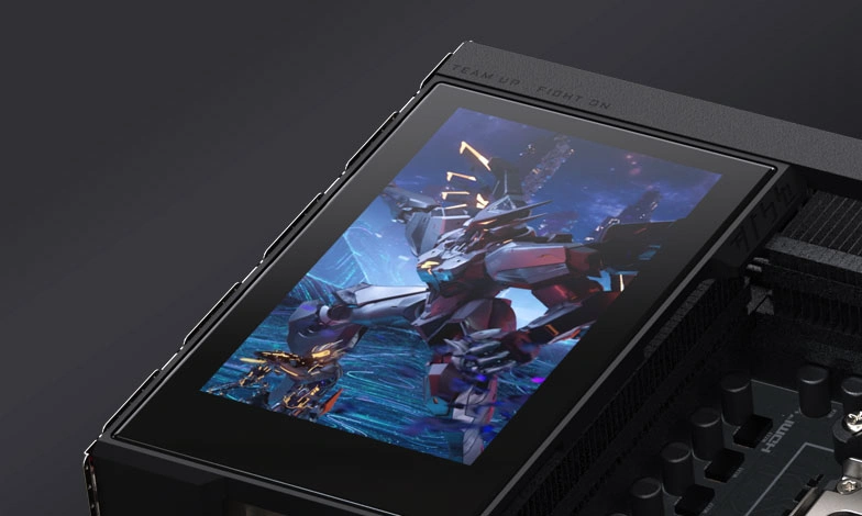 Màn hình LCD Edge View GIGABYTE X870E AORUS XTREME X3D AI TOP