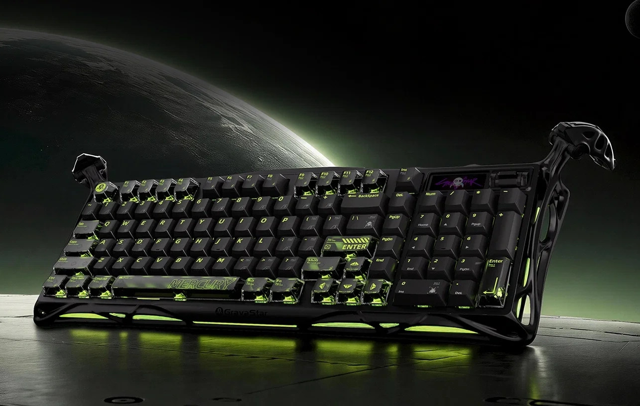 GravaStar Mercury K98 Pro Phantom Black Gaming Keyboard 12 GravaStar Mercury K98 Pro Phantom Black