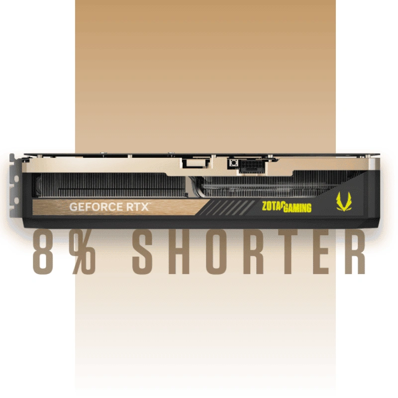 ZOTAC GAMING GeForce RTX 5080 SOLID CORE OC 16GB GDDR7 Thiết kế 2.5 slot